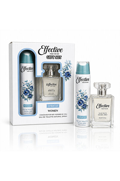 EFFECTIVE Gift Top Bottom Set for women Effective, Eau de Toilette 50 ml + De...