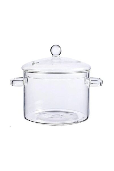 OEM Borosilicate Glass Pot with Lid, 2 Liters
