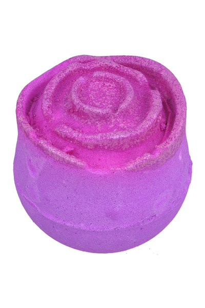 Bomb Cosmetics RAW Effervescent Bath Ball - Amethyst Rose 160 g