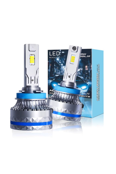 LED HEADLIGHT Set of 2 Car C 10 6000 K H11 120 W Auto LED Light