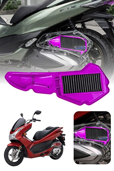 DEKOHOP HONDA PCX Uyumlu MOR Temizlenebilir Hava Filtresi (2021-2026)