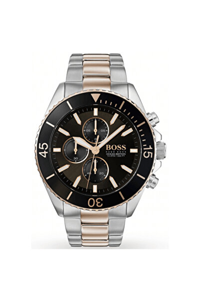 Hugo Boss Ocean Edition Ρολόι Χρονογράφος Μπαταρίας με Μεταλλικό Μπρασελέ - H...