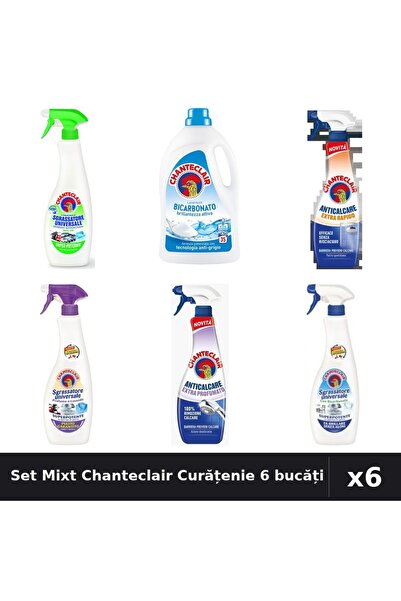 Chanteclair Set 6 Degresant și Detergent - 600ml, 625ml, 1575ml - Bicarbonat,...