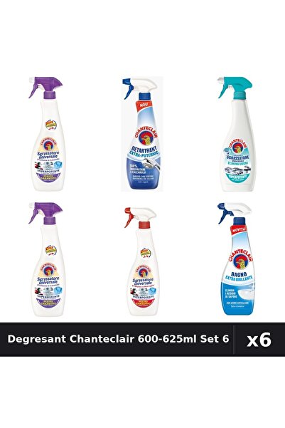 Chanteclair Set 6 Degresant Universal 600-625ml - Lavanda, Marsilia, Mosc Alb...