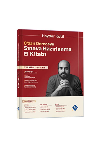 Toprak Yayıncılık 2026 KR Haydar Kotil 0 dan Dereceye TYT Tüm Dersler Sınava ...