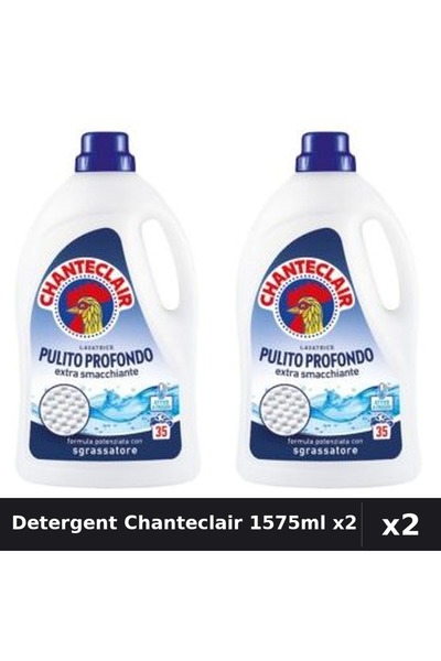Chanteclair Pachet 2 Detergent Lichid Rufe 1575ml 35 Spalari - Curatare Profunda