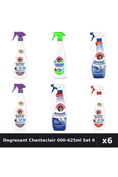 Chanteclair Set 6 Degresant Universal 600-625ml - Lavanda, Lamaie, Marsilia, ...