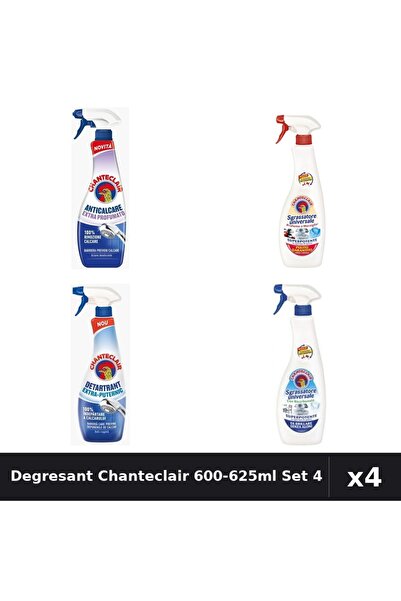 Chanteclair Set 4 Degresant Universal 600-625ml - Bicarbonat, Marsilia, Extra...