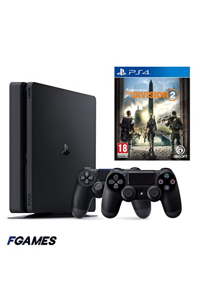 Sony Consola Playstation 4 Slim Ps4 1TB + Două controlere + Tom Clancy's # x2...