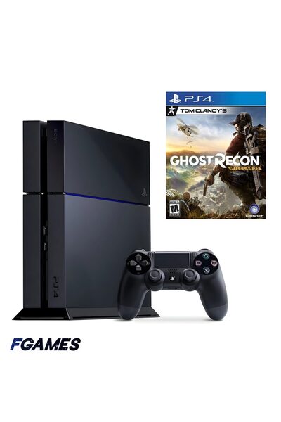 Sony Consola Playstation 4 Ps4 500gb + Controller + Tom Clancy& # x2019;s Gho...