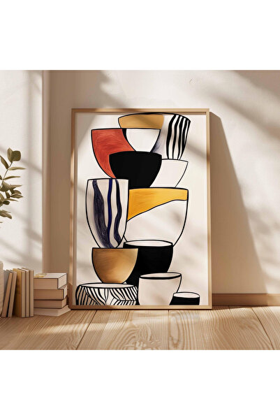 Tuba Decor Tablou înrămat cu lemn dintr-o singură bucată, cupă în exces