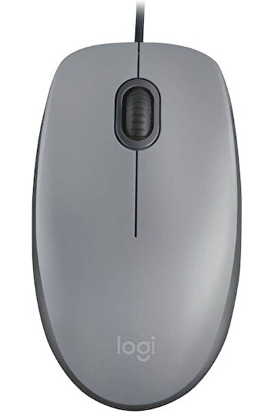 logitech M110 Αθόρυβο Ενσύρματο Ποντίκι Γκρι