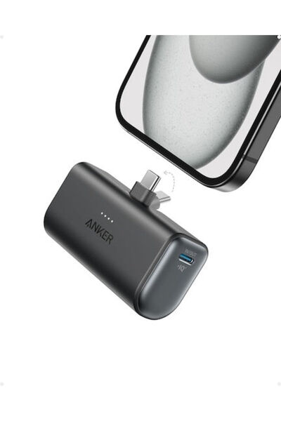 Anker Νάνο Power Bank 5000mAh 22.5W με Θύρα USB-C Μαύρο