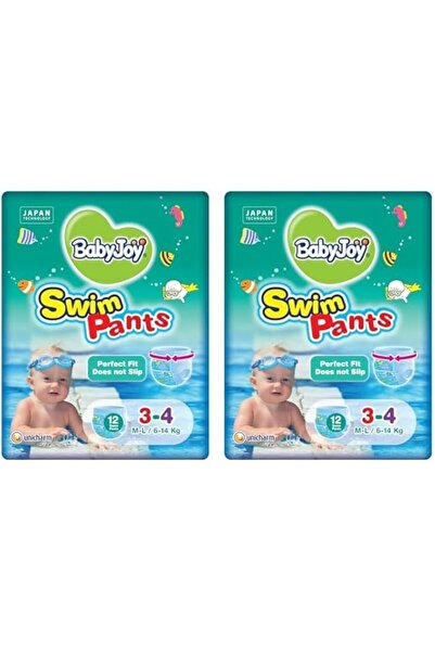 Baby Joy Swim Pants for Children 6-14 kg, Size 3-4 Medium to Large, Economy P...