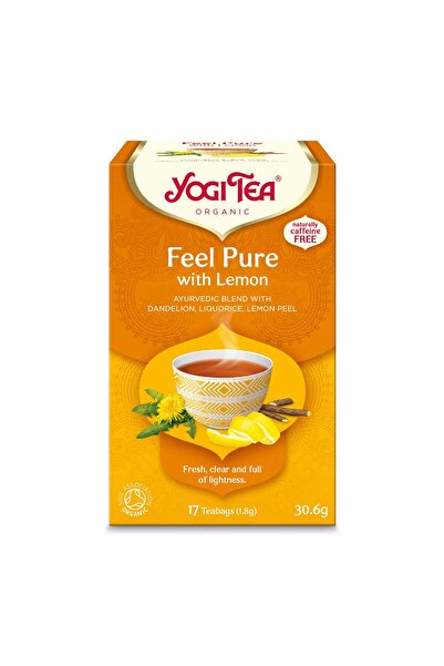 Yogi Tea Ceai Detox Organic cu Lămâie, 17 pliculețe de ceai, 30.6g