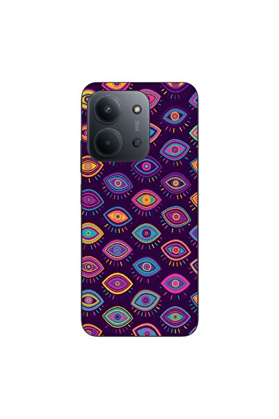 OEM Case compatible with Xiaomi Redmi 15C Silicon Gel Tpu Pattern Tribal Eyes