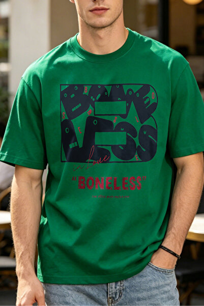 Fleck تي شيرتات كاجوال للرجال بطباعة جرافيكية من Boneless In Love، تي شيرتات ...