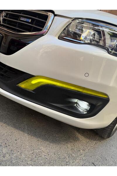 ARKT STİCKER Peugeot 508 Gündüz Led Sticker Set 2014-2018 Açık Sarı