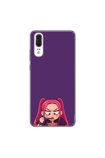 OEM Husa compatibila cu Huawei P20 Silicon Gel Tpu Model KPop Demon Hunters M...