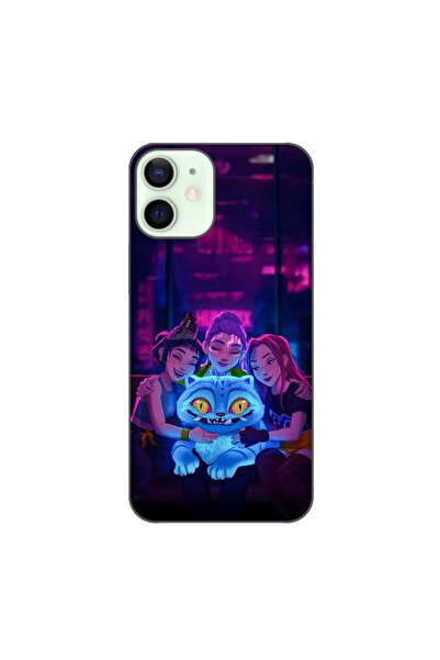 OEM Husa compatibila cu Apple iPhone 12 Mini Silicon Gel Tpu Model KPop Demon...