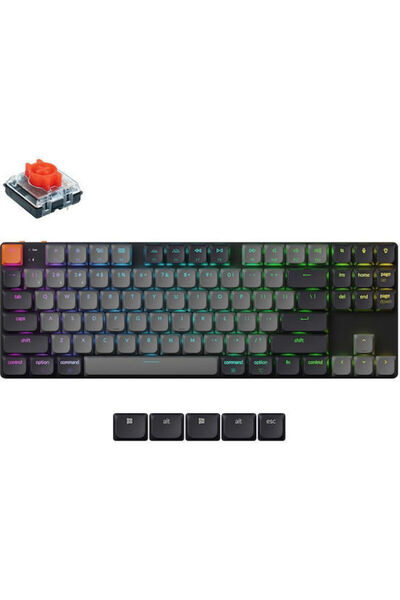 Keychron K1 V6 QMK K1X-B1 Ασύρματο Μηχανικό Πληκτρολόγιο Gaming χωρίς νομικά ...