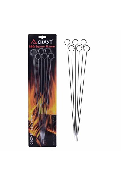 Kamille Set de 6 frigărui CKAYT din oțel inoxidabil, lungime 40 cm