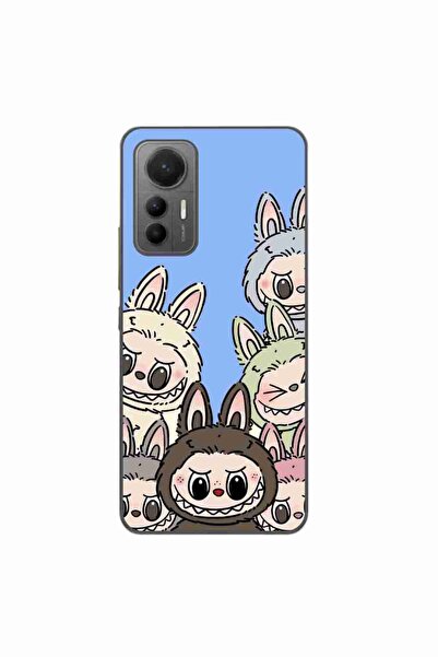 OEM Husa compatibila cu Xiaomi 12 Lite Silicon Gel Tpu Model Labubu Pattern Blue