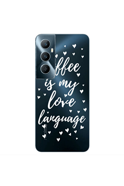 Other Realme C65 Coffe is my love language Transparent Silicone TPU Θήκη