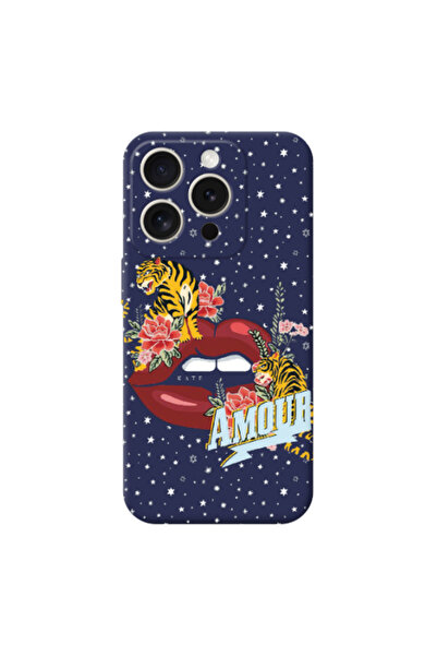 Other Apple iPhone 15 Pro Max Amour Dark blue Colored Silicone TPU Θήκη