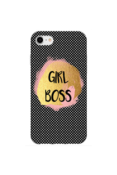 Other Apple iPhone SE 2020 Girl boss make up Transparent Silicone TPU Θήκη