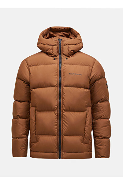 Peak Performance Kahve Erkek Kapüşon Yaka Mont G77962080_M Rivel Jacket