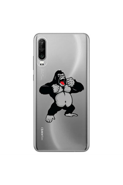 Other Huawei P30 Angry Gorilla2 Transparent Silicone TPU Θήκη