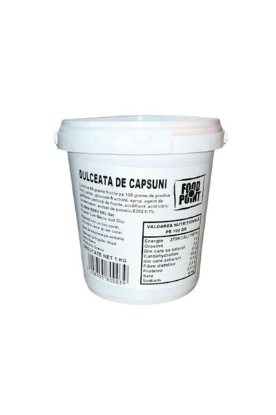 Foodpoint Strawberry Jam 85% fruit, Food Point, 1kg