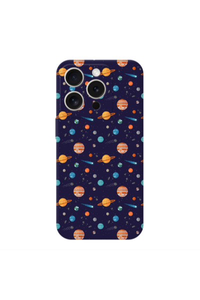 Other Apple Iphone 16 Pro Planets Transparent Silicone TPU Θήκη