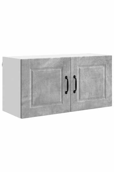 vidaxl Kitchen Cabinet Concrete Grey 80 x 31 x 40 cm Composite Wood