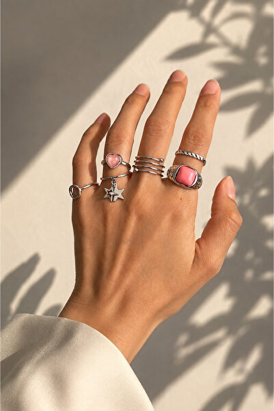 Okko Store Women's Mineli Multiple Ring Set