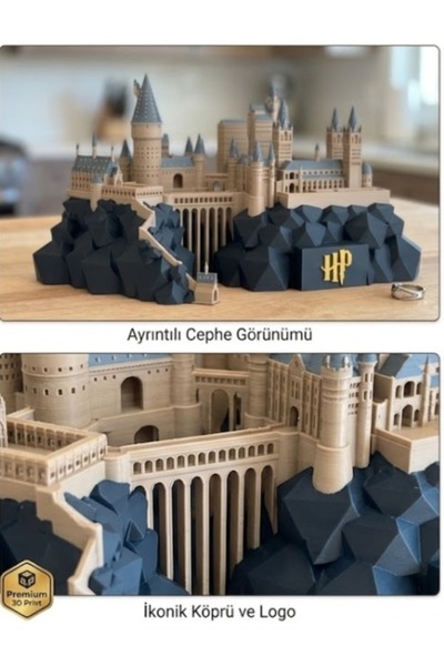 Nordura Harry Potter Hogwats Kalesi Masaüstü Dekoratif Biblo