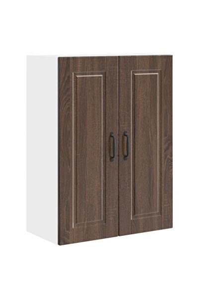 vidaxl Dulap de bucătărie Stejar închis 60 x 31 x 80 cm Lemn compozit
