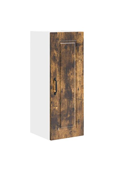 vidaxl Dulap de bucătărie Stejar fumuriu 30 x 31 x 80 cm Lemn compozit