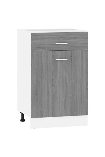 vidaxl Dulap inferior cu sertar “Lyon” gri sonoma 50x46x81,5cm