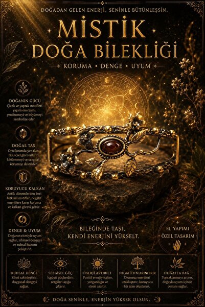 İNCEBAY DOĞALTAŞ Bakır kola göre ayarlanabilir bilezik
