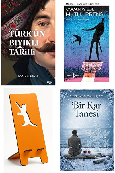 TÜRKİYE İŞ BANKASI KÜLTÜR YAYINLARI Türk'ün Bıyıklı Tarihi + Mutlu Prens + Te...