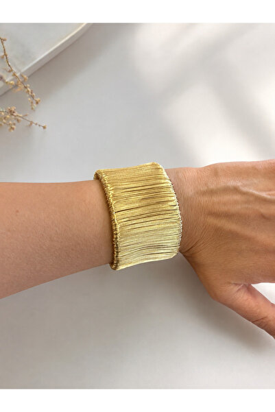 Hobby YARN Gold kelepçe hasır bileklik