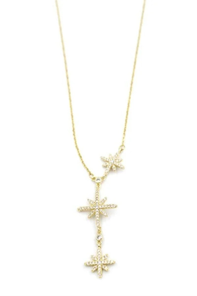 Marsilyan Nvdn- Ieg - North Star Y Necklace - Gold Iegrs-Nvdn1