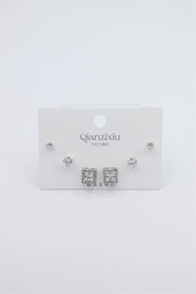 Marsilyan Nvdn- Ieg - Multiple Set Earrings - Silver Iegrs-Nvdn1