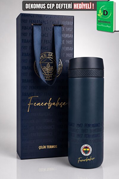 Fenerbahçe x Dekomus Lisanslı Özel Çanta Kutulu 550 Ml Çelik Termos