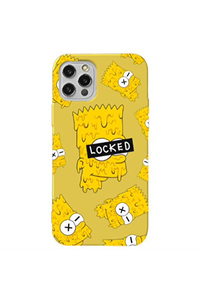Other Apple iPhone 13 Pro Bart Simpson Yellow Colored Silicone TPU Θήκη