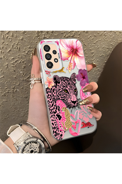 Hontinga Samsung Galaxy A33 5g Compatible Silicone Edge Hard Back Case Couple...