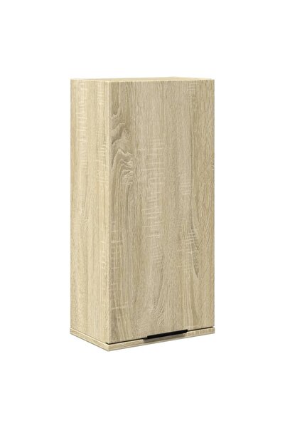 vidaxl Dulap de baie montat pe perete, stejar sonoma, 32x20x67 cm