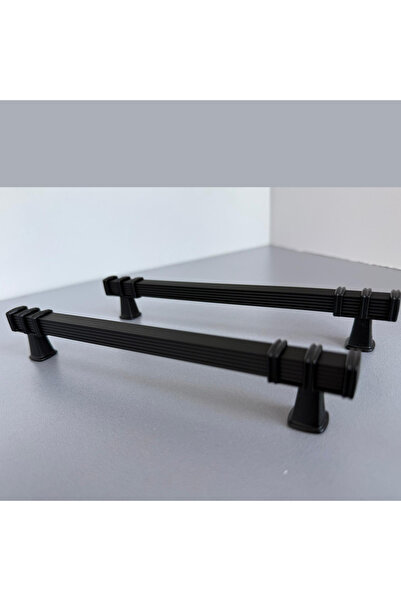 160 mm kare siyah mobilya dolap kulpu